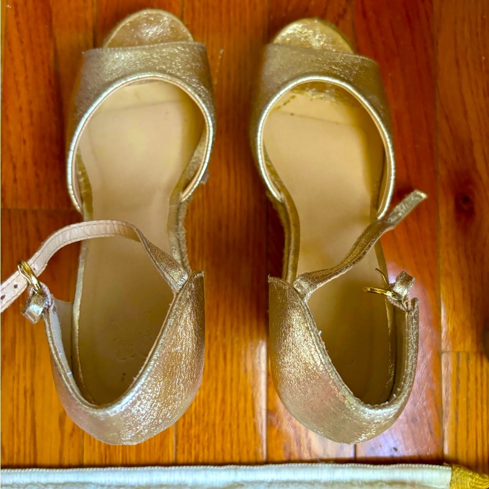 Shoes for women,ALL MAN Gold high heels for women size 7 - Picture 12 of 13